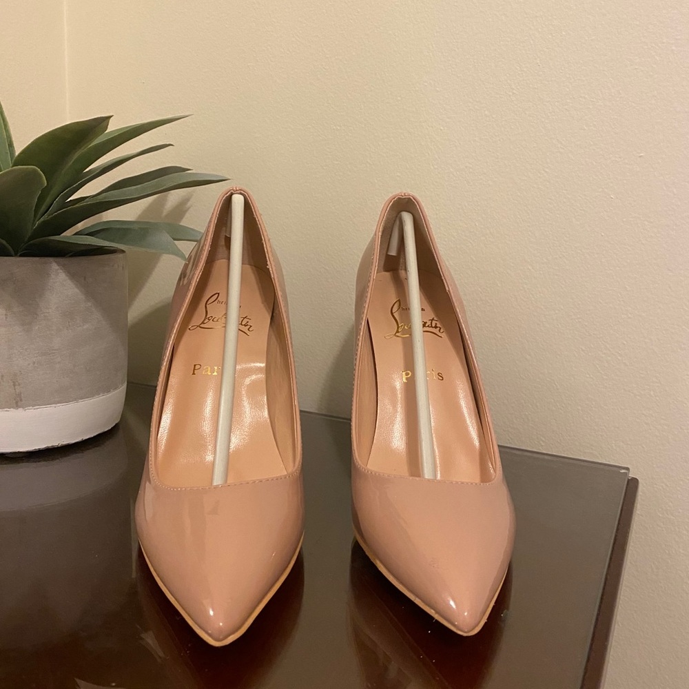 Christian Louboutin Apostrophe Pointed Red-Sole